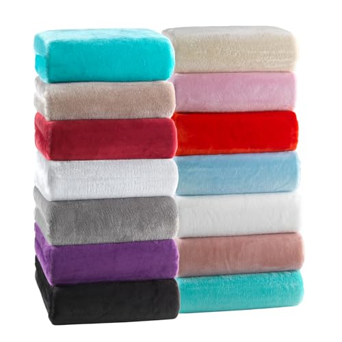 MALIKA® Premium warme Spannbettlaken Cashmere-Touch Bettlaken Jersey Fleece Spannbetttuch Laken, Farbe:Petrol, Größe:140-160 x 200 cm