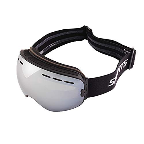 Lunettes de ski OTG pour porteurs de lunettes | Protection UV homme femme blanc