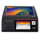 Large application : le terminal POS adopte une base métallique pour garantir la stabilité, adapté à divers lieux commerciaux tels que les magasins de détail, les restaurants de restauration rapide, les restaurants, les cafés, les bars, etc.