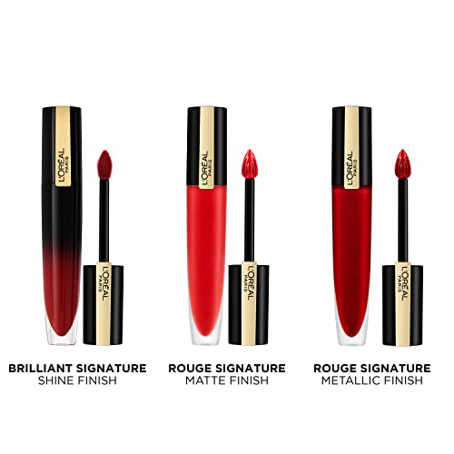 LOreal-Paris-Make-up-designer-Rouge-Signature-115-I-am-Worth-It-Pintalabios-Mate-Permanente-Rojo-7-ml