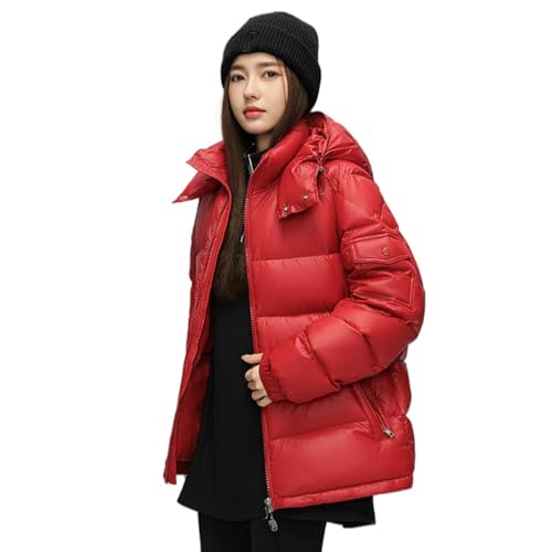 Manteau d'hiver chaud parka couple coupe-vent veste matelassée grand froid zippée
