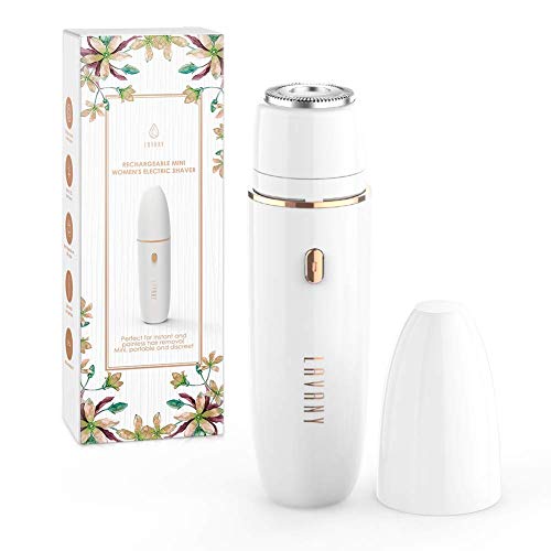 Facial Hair Removal for Women Rechargeable, Lavany Portable Waterproof Painless Peach Fuzz Hair Trimmer with LED Light for Face, Chin, Upper Lip and Neck (Hair Removal)