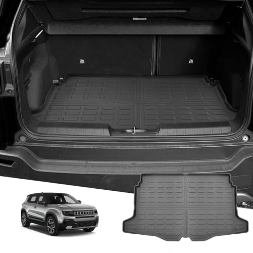 LUWU Compatible avec Jeep Avenger Hybrid EV 2023 2024 2025 Tapis de Protection de Coffre Avenger Caoutchouc TPE Protection Imperméable et Anti-Dérapante pour...