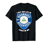 Puede que no viva en Nicaragua Raíces Nicaragua Nicaragua Camiseta