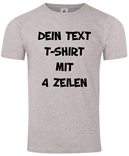 Persönliches T-Shirt mit Druck, Tshirt mit Text z.B. JGA T-Shirt mit Wunschtext auch als Mannschaftsshirts