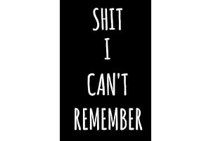 Shit I Can't Remember Organizer