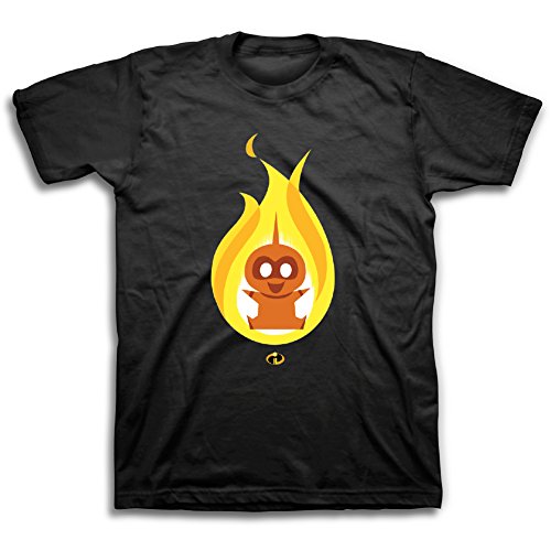 T-shirt Les Indestructibles Noir pour Homme avec Logo Jack-Jack Taille M