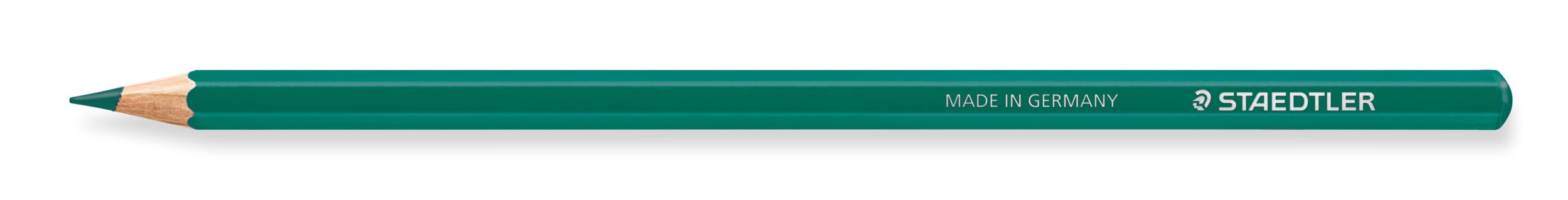 Staedtler Design Journey 146C-38 Colouring Pencils, Lake Green, Highly Pigmented, Soft Lead, Wood from PEFC Certified Forests, Classic Hexagonal Shape, 6 Colouring Pencils in Folding Box