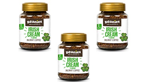 Beanies Instant Coffee Trio Pack - 3 x 50g Jars of Irish Cream