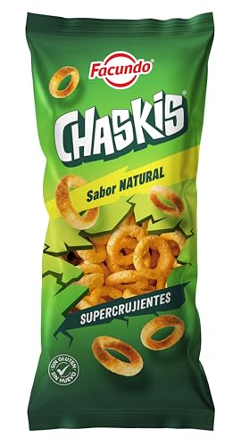 Facundo Chaskis de Maíz | Snack Crujiente y Delicioso | Anillos de Maíz Clásicos | Sabor Natural | 100g | Aperitivo Ligero y Divertido | Para Compartir y Disfrutar en Cualquier Momento