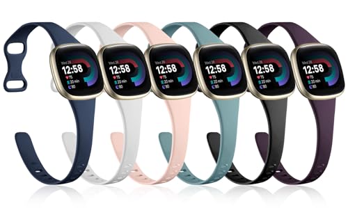 Correa fina para Fitbit Versa y Sense tamaño pequeño miniatura 1