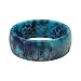 Groove Life Silicone Wedding Ring for Men - Breathable Rubber Rings for Men, Lifetime Coverage, Unique Design, Comfort Fit Mens Ring - Original Camo Kryptek Pontus Size 10