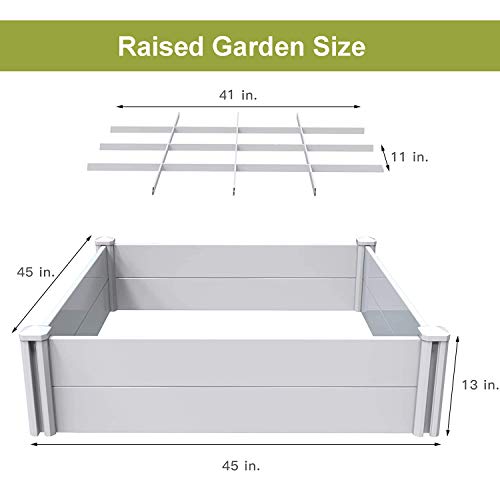 Nutroeno Raised Garden Beds With Grid thumb #4