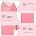 Ireer 40 Pcs Shipping Boxes 12 x 9 x 4 Inch Mailing Boxes Corrugated Cardboard Gift Boxes Packing Literature Mailer for Wrapping Packaging Small Business Flat Box Empty Packing Boxes (Pink)