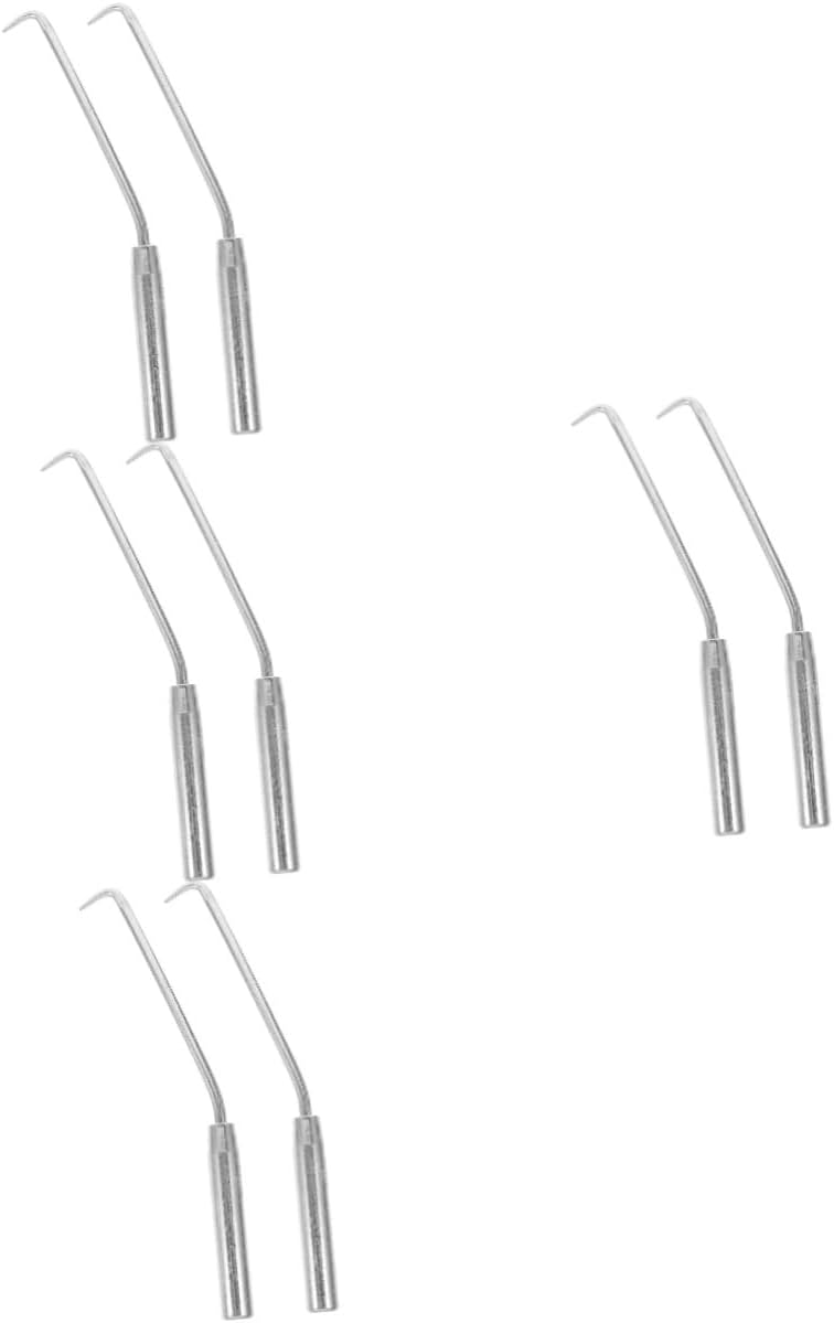 Mipcase 8pcs Steel Hook Plant Tying Tool Garden Fence Tie Hook for Climbing Plants Tying Tools