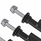 lvifloae 4PCS Sicherheitsmontagestift für MaxTrax MKII Recovery Traction Board, M10 Gewindebolzen Edelstahl abschließbar diebstahlsicher Mount Pin Set