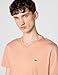 Lacoste Men's Lightweight Cotton Pima V-Neck T-Shirt, Brown, X-Large