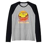 Certificado Foodie Dim Sun divertido traje de los amantes de la comida china Camiseta Manga Raglan