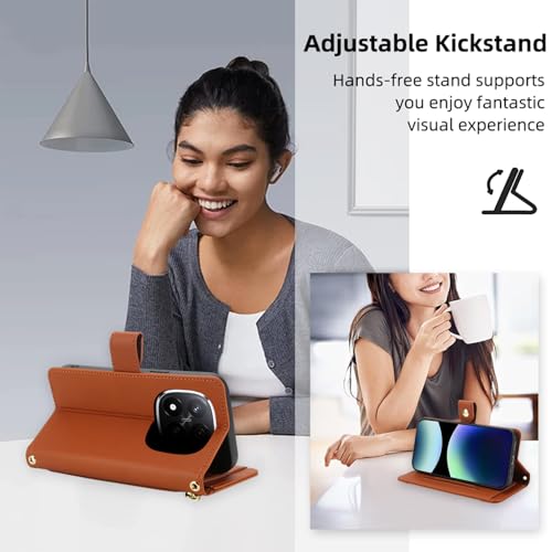 Housse Xiaomi Redmi Note 14 Pro 4G pliable pour visionnage vidéo