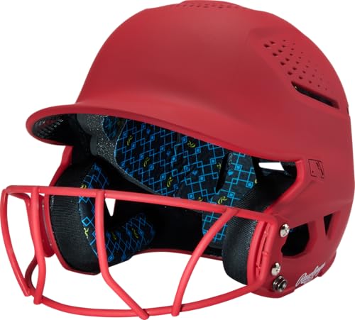 Rawlings | RX2 Series Fastpitch Softball Batting Helmet | Junior | Scarlet