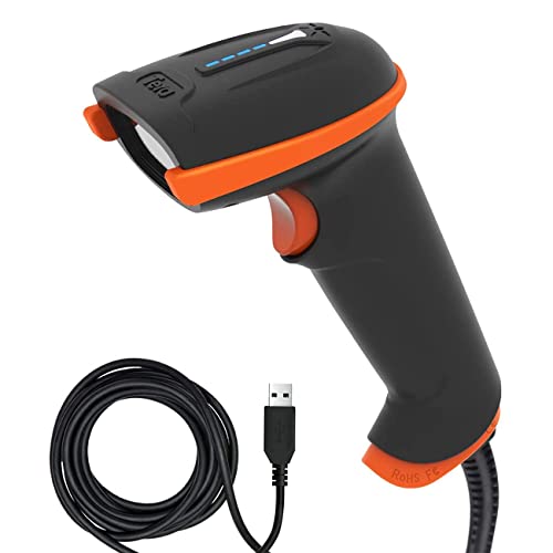 Scanner de codes-barres laser USB 1D Tera pour gestion d'entrepôt et caisse