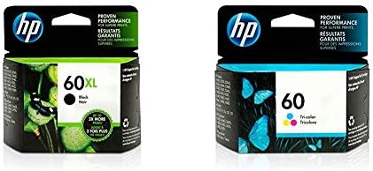 HP 60 | Paquete de cartuchos de tinta | Negro, Tricolor | CC643WN, CC640WN  : Electrónica - Amazon.com