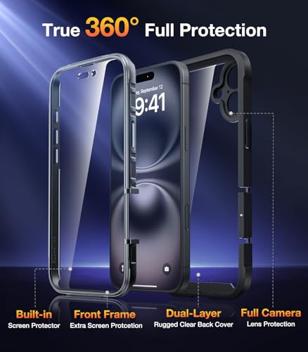 image for Diaclara Designed for iPhone 16 Plus Case 6.7 Inch,Upgraded [Full Came