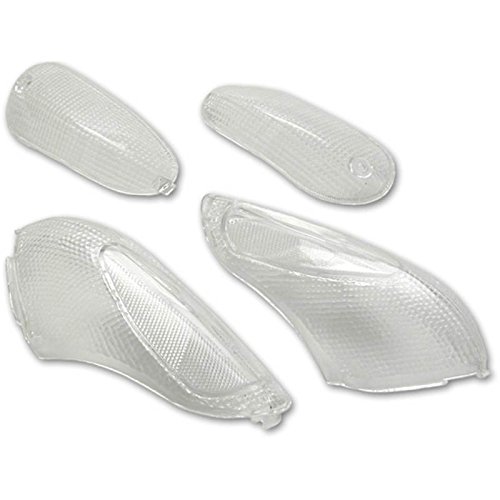 One by Camamoto cod 77206333 Kit de lentilles en Verre pour Clignotants Avant et arrière Transparents Compatible avec gilera Stalker 50cc