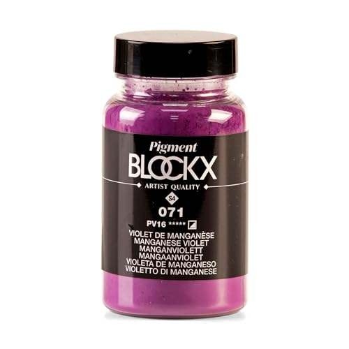 Pigment poudre violet de manganèse PV16 BLOCKX pot peinture