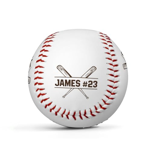 Neywoll Custom Baseball for Dad, Father, Grandpa, Sport Fans,Personalized Baseball Gift for Him,Boys with Photos,Text and Logo