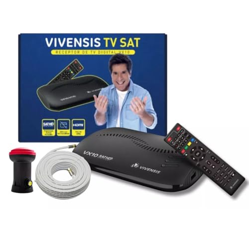 Kit Receptor De Tv Vivensis Vx10 Sat Hd + Lnbf