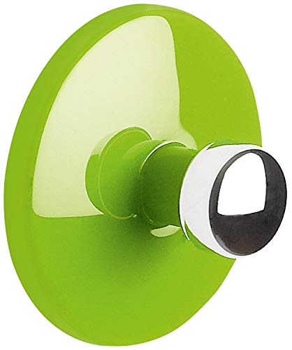 Preisvergleich Produktbild Spirella Handtuchhaken Haken Selbstklebend Bad und Küche"Bowl" Handtuchhalter Kleiderhaken Ohne Bohren Ø5 cm - Grün