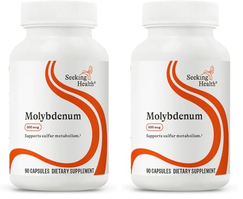 Seeking Health Molybdenum 500, Molybdenum Glycinate Chelate Supplement to Support