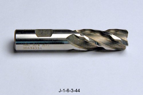 REGAL CUTTING TOOLS - 1M36339801 - 3/4 X 3/4 X 1-5/8 X 3-7/8 4 FLUTE M7 NON-CC VELVUT KUT END MILL WITH 1/16 RAD