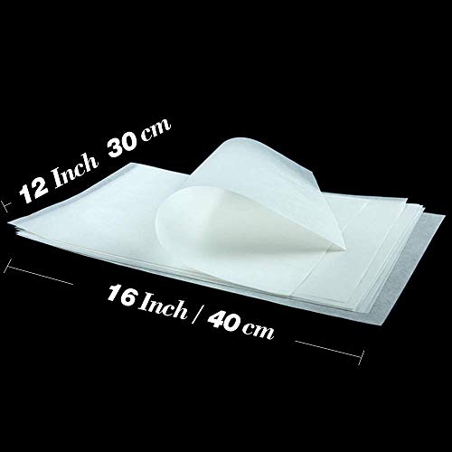 100 Pcs 12 X16 Inches Parchment Paper Sheets, Pre-Cut Parchment Paper For Baking, Baking Parchment Liner For Cook, Grill, Steam, Baking Pan,Toaster Oven, Meat #TOP2