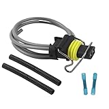 FLYPIG 2 Wire Injector Connector IPR Valve Pigtail Kit 366-9748 2501107C1 for Ford PowerStroke Diesel 6.0L 7.3L Diesel F250 F350 F450 F550 6E7Z-12A690-DA AP-0068 Caterpillar C7 C9 Excavator