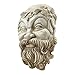 Satyr Pan Faunus Mask Sculpture – Greek Roman Mythology Wall Art | Handmade Cast Stone | Museum Replica 7.9 in