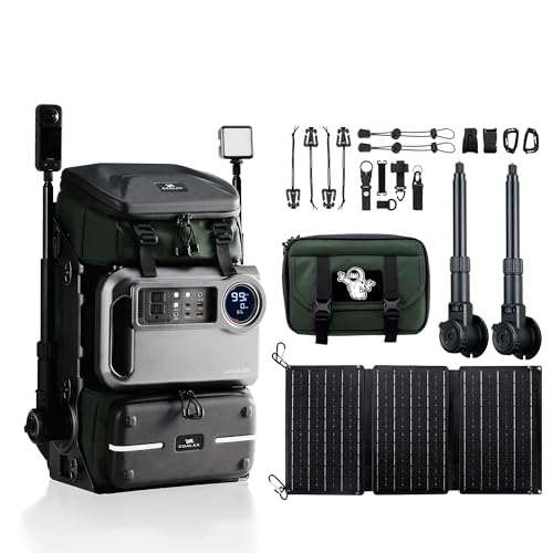 COALAX Lancer300 Combo with 300W Power Station, Modular Creator Backpack