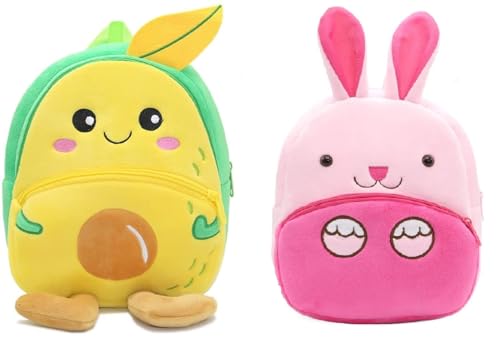 Image of blue tree Cute Boy's and Girl's Plush Bag Medium Quality Full Embroidery Designs Mini Travel Backpack Mango (Mango-Ch konggi)