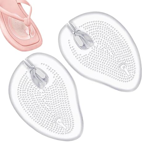 Almohadillas metatarsianas – Almohadilla de gel transparente para pies | Antifatiga antideslizante | Almohadillas reutilizables para el de apoyo del pie para mujeres, tacones altos, hombres