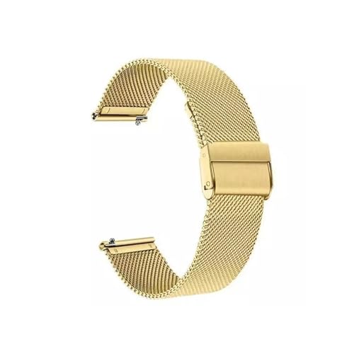 18mm�~���j�X�X�e�����X�|�x���g�ɓK������Huawei Watch GT4 41mm/Garmin Venu 3S 2S/Vivoactive 4S 255S 265S(Gold,For Vivoactive 4S 3S)