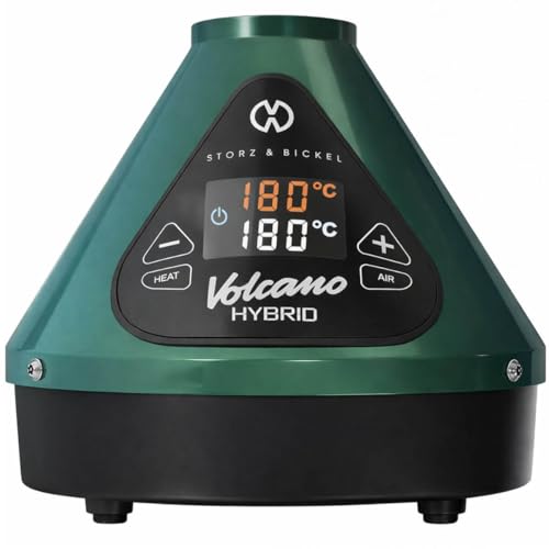 Storz & Bickel Volcano Hybrid 25 Years Edition Limited Evergreen Edition Desktop Vaporizer with Easy Valve Balloon & Tube System Ultra-Fast 40s Heat-Up Digital Touch & Bluetooth Control