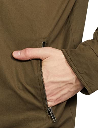 Image of Spykar Men's Polyester Standard Length A-Line Coat