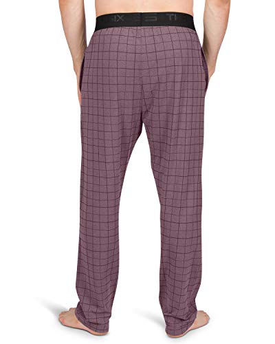 Performance Dry Fit Pajama Pants for Men - Stretch Lounge Pjs with Pockets, Tapered Fit, Solid2