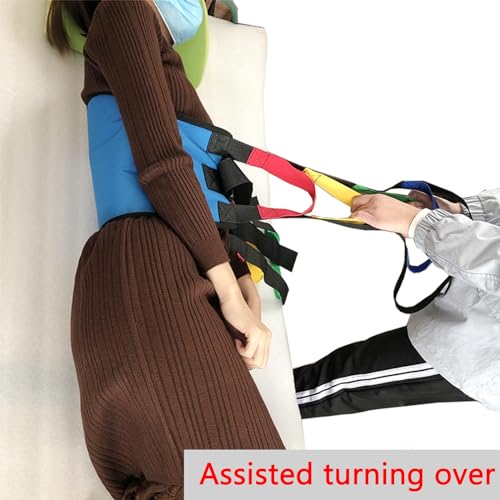 Cinturón de transferencia para pacientes - Cinturón de marcha con asas, diseño antideslizante, tela Oxford, ideal para traslado de personas mayores y personas con discapacidad