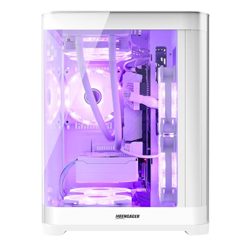 Image of Openview AI-Optimized Gaming PC AMD Ryzen 7 9700X 8-Core 3.8GHz, 32GB DDR5 RAM, 2TB (1TB PCIe + 1TB SATA) SSD, WiFi & Bluetooth, 850W PSU,Liquid Cooler,Windows 11-RGB Prebuilt Computer-White