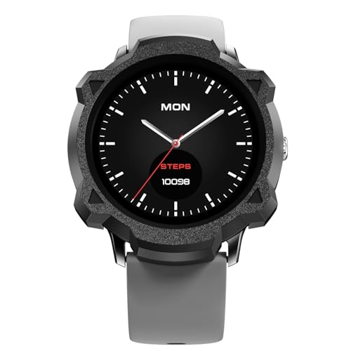 Image of Fire-Boltt Phoenix Pro SNAP3D Case - Set Your Style Free | 11 Colors, Textured Finishes & Premium Snap-On Fit | Customize Your Phoenix Pro Smartwatch (Dark Grey)