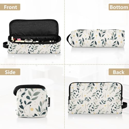 Bolsa de viaje verde mármol con herramienta para cabello resistente al calor para planchas y rizadores, organizador portátil para cuidado del cabello miniatura 5