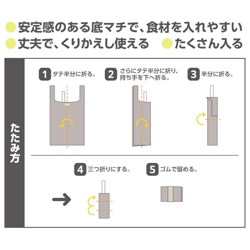 サーモス ポケットバッグ 23L ライトベージュ コンパクト収納 洗濯機OK セルフレジで使いやすい セルフレジで使いやすい 広口設計 エコバッグ REX-0231 LBE [4]