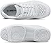 BAXINIER Girls White Cheerleading Shoes Youth Competition Cheer Sneakers Lightweight Athletic Training Dance Tennis Walking Shoes - White 11.5 Little Kid